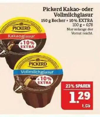 Marktkauf Pickerd Kakao- Oder Vollmilchglasur Angebot