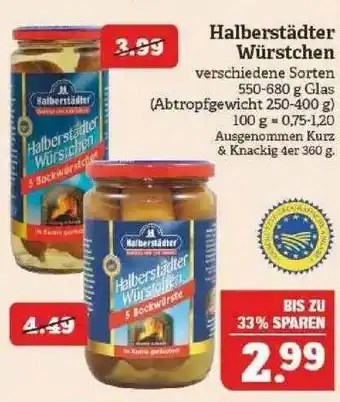 Marktkauf Halberstädter Würstchen Angebot