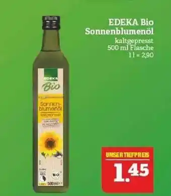 Marktkauf Edeka Bio Sonnenblumenöl Angebot