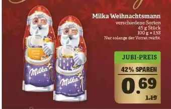 Marktkauf Milka Weihnachtsmann Angebot