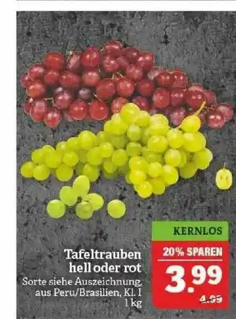 Marktkauf Tafeltrauben Hell Oder Rot Angebot