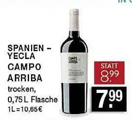 Edeka Zurheide Spanien-yecla Campo Arriba Angebot