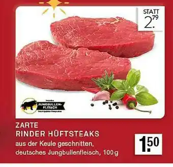 Edeka Zurheide Zarte Rinder Hüftsteaks Angebot