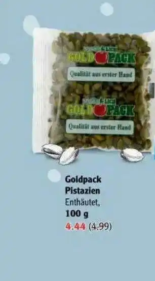 Globus Goldpack Pistazien Angebot