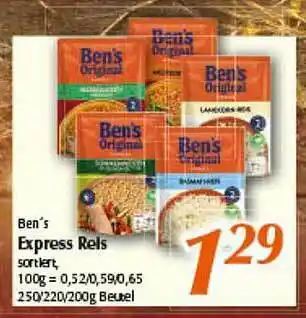 inkoop Ben's Express Reis Angebot