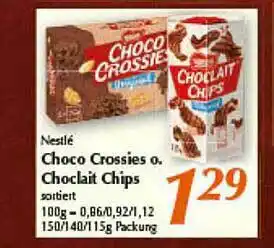 inkoop Nestlé Choco Crossies Oder Choclait Chips Angebot