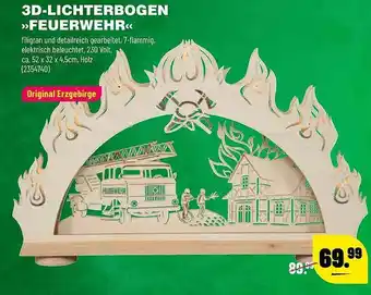 Leitermann Baumarkt 3d-lichterbogen >feuerwehr< Angebot