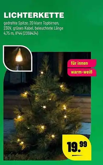 Leitermann Baumarkt Lichterkette Angebot