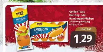 Markant Markt Golden Toast Hot-dog- Oder Hamburgerbrötchen Angebot