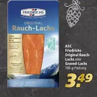 Marktkauf Asc Friedrichs Original Rauch-lachs Oder Graved-lachs Angebot