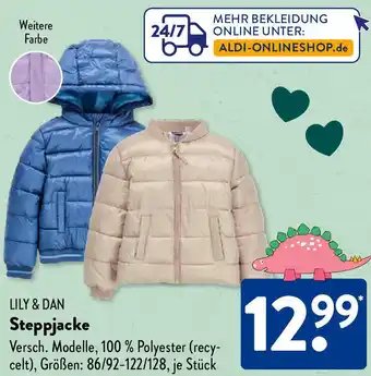 Aldi Süd LILY & DAN Steppjacke Angebot