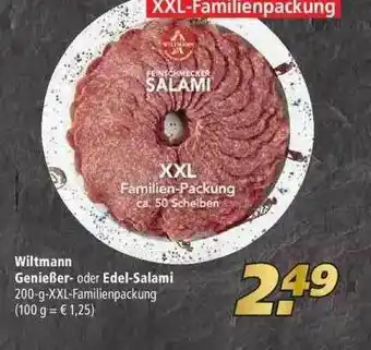 Marktkauf Wiltmann Genießer- Oder Edel-salami Angebot