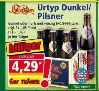 Norma Lutherbiere Urtyp Dunkel Oder Pilsner Angebot