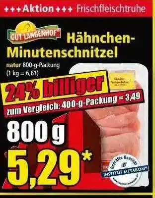 Norma Gut Langenhof Hähnchen-minutenschnitzel Angebot