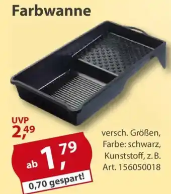 Sonderpreis Baumarkt Farbwanne Angebot