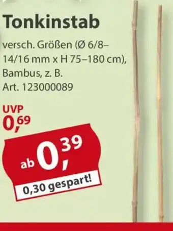 Sonderpreis Baumarkt Tonkinstab Angebot