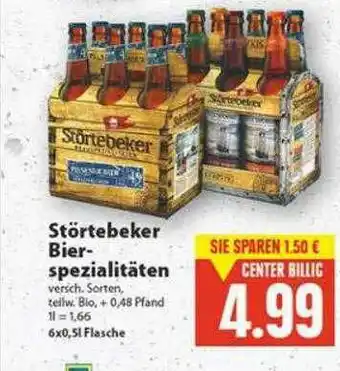 E-Center Störtebeker Bierspezialitäten Angebot