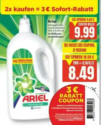 E-Center Ariel Angebot