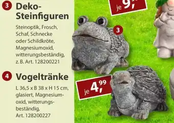 Sonderpreis Baumarkt 3 Deko- Steinfiguren Angebot