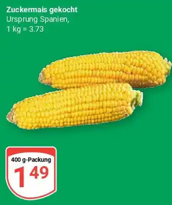 Globus Zuckermais gekocht Angebot