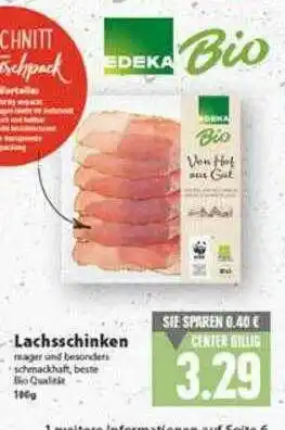 E-Center Edeka Bio Lachsschinken Angebot