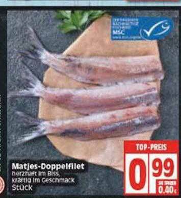 Matjes-doppelfilet Angebot bei Edeka