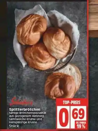 Edeka Schäfer's Splitterbrötchen Angebot