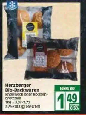 Edeka Herzberger Bio-backwaren Angebot