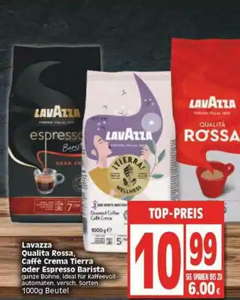 Edeka Lavazza Qualita Rossa, Caffe Crema Tierra Oder Espresso Barista Angebot