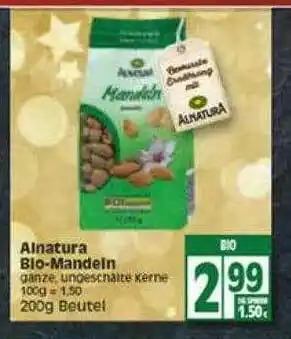 Edeka Alnatura Bio-mandeln Angebot