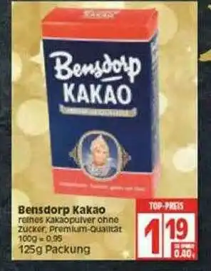 Edeka Bensdorp Kakao Angebot