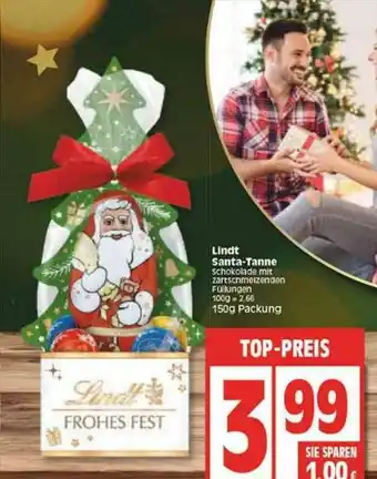 Edeka Lindt Santa-tanne Angebot