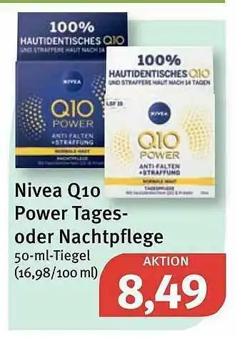 Feneberg Nivea Q10 Power Tages Oder Nachtpflege Angebot