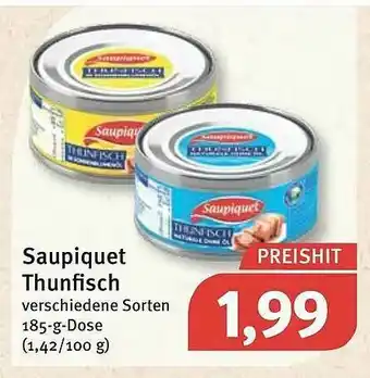 Feneberg Saupiquet Thunfisch Angebot