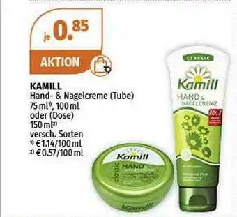 Müller Kamill Hand- & Nagelcreme (tube) Angebot