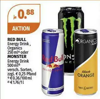 Müller Red Bull Oder Monster Angebot