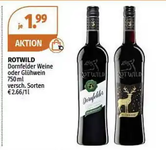 Müller Rotwild Dornfelder Weine Oder Glühwein Angebot