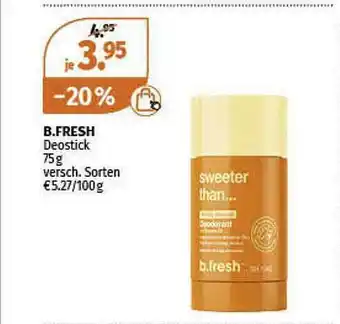 Müller B.fresh Deostick Angebot