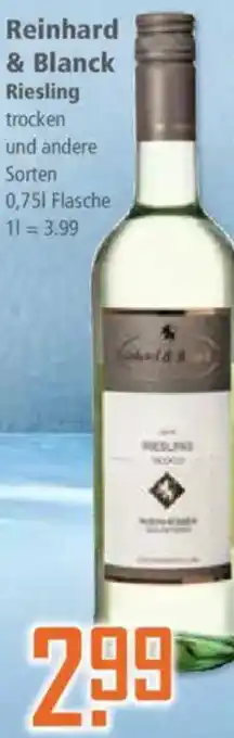 Klaas und Kock Reinhard & Blanck Riesling Angebot