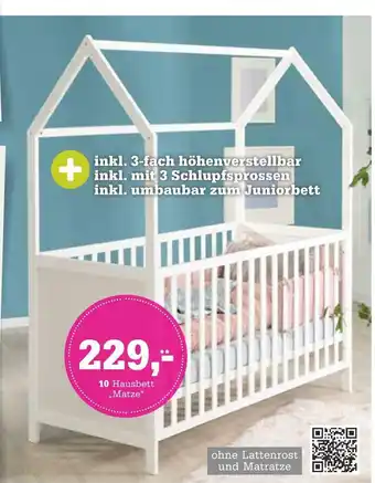 Höffner Hausbett „matze“ Angebot