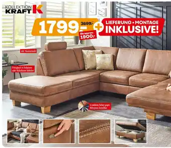 Möbel Kraft Ledergarnitur Angebot