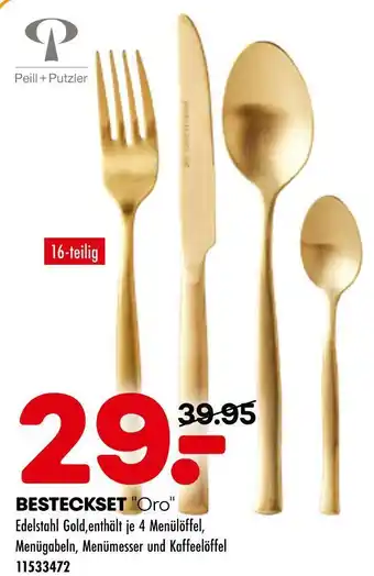 Möbel Kraft Peil + putzler besteckset "oro" Angebot