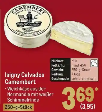 METRO Isigny calvados camembert Angebot