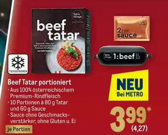 METRO Beef tatar Angebot