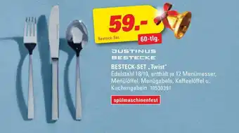 Höffner Justinus bestecke besteck-set „twist“ Angebot