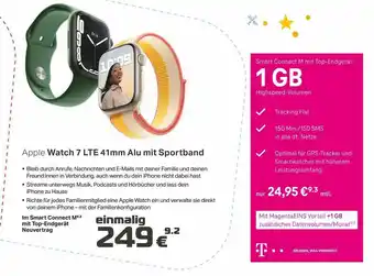 cosmophone Apple watch 7 lte 41mm alu mit sportband Angebot