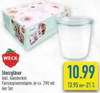 diska WECK Sturzgläser Angebot