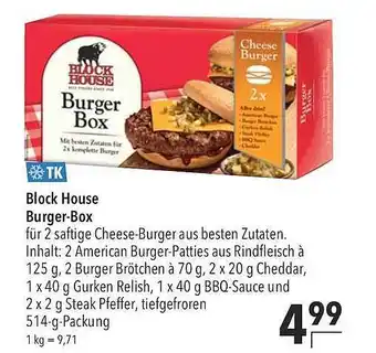 CITTI Markt Block House Burger-Box Angebot