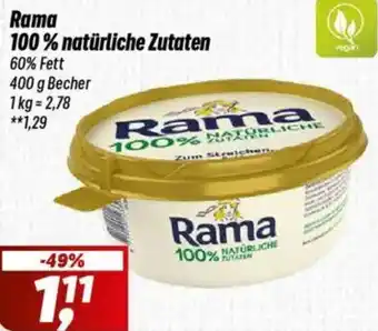 Simmel Rama 100% natürliche Zutaten Angebot