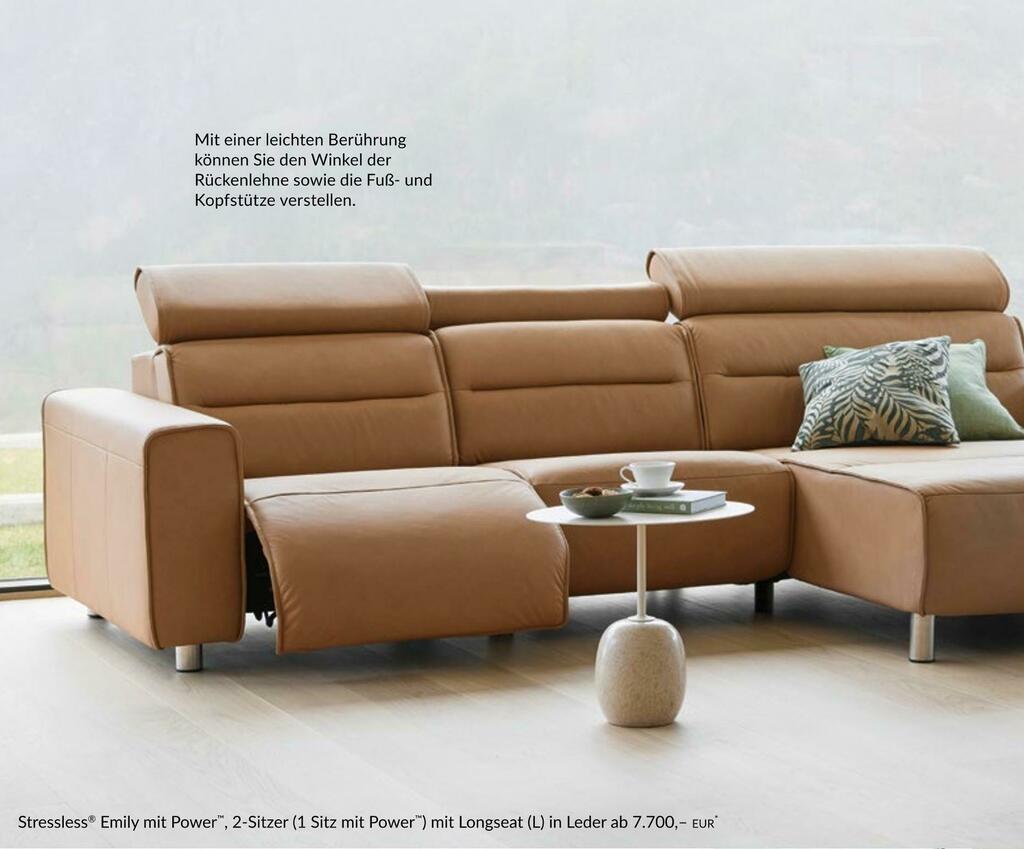 Stressless 2sitzersofa emily mit power Angebot bei XXXLutz